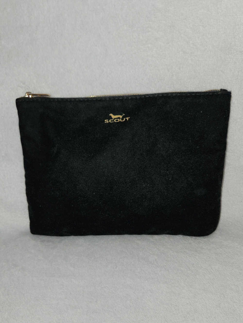 SCOUT Black Velvet Cosmetic Travel Pouch